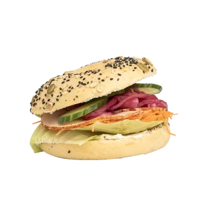 Bagel m. ost (vegetar)