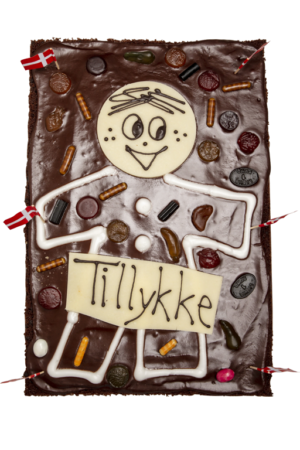Kagemand af chokolade – ca. 20 personer