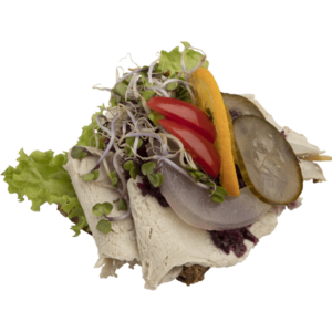 Smørrebrød m. flæskesteg