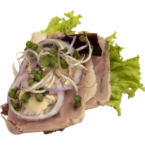 Snitte m. rullepølse