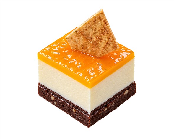Cheesecake m. mango/brownie