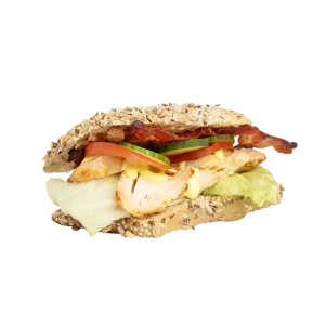 Sandwich m. kylling og bacon